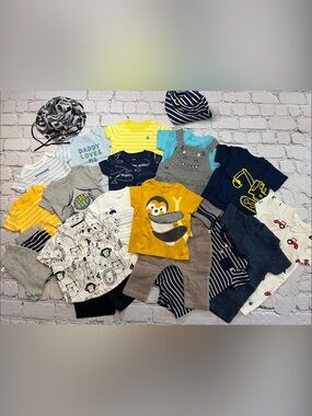 6 Months Baby Boys Summer Clothing Bundle